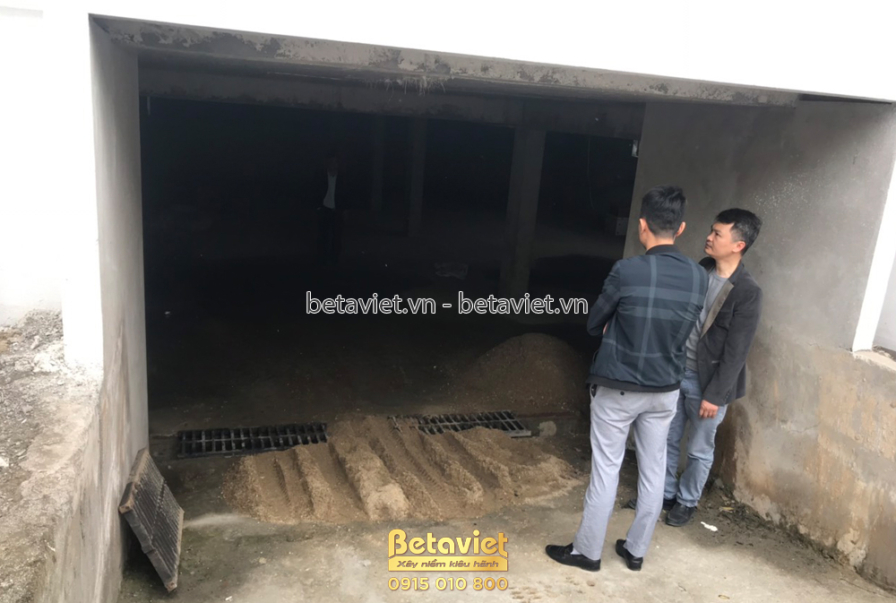 Thi công biệt thự 3 tầng cổ điển TC22030, giai đoạn khởi công – ảnh thi công thực tế