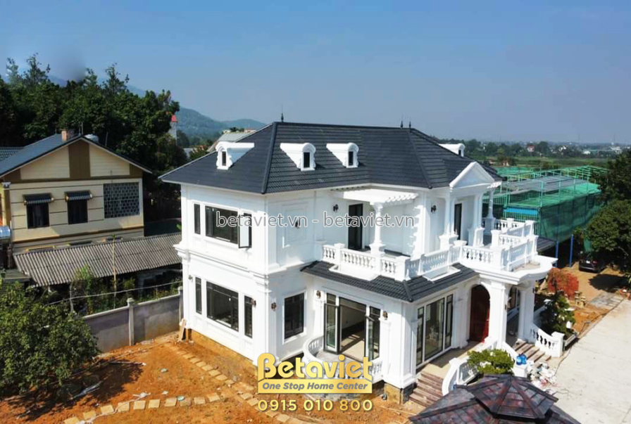 Thi công biệt thự TC21110, giai đoạn thi công nội thất – mặt ngoài công trình (2)