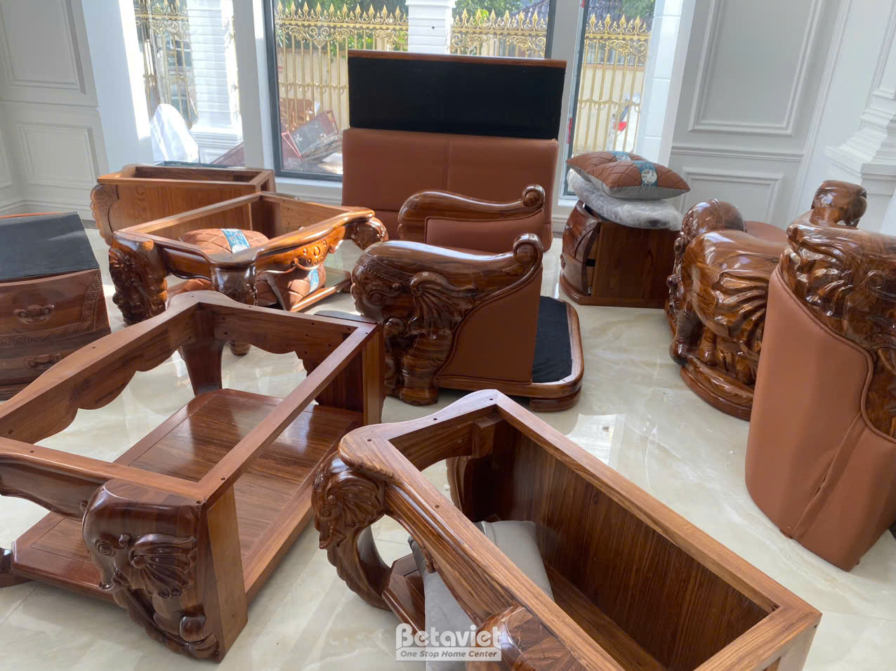 Thi công dinh thự tân cổ điển TC23082, giai đoạn lắp đặt hoàn thiện – chi tiết hoàn thiện