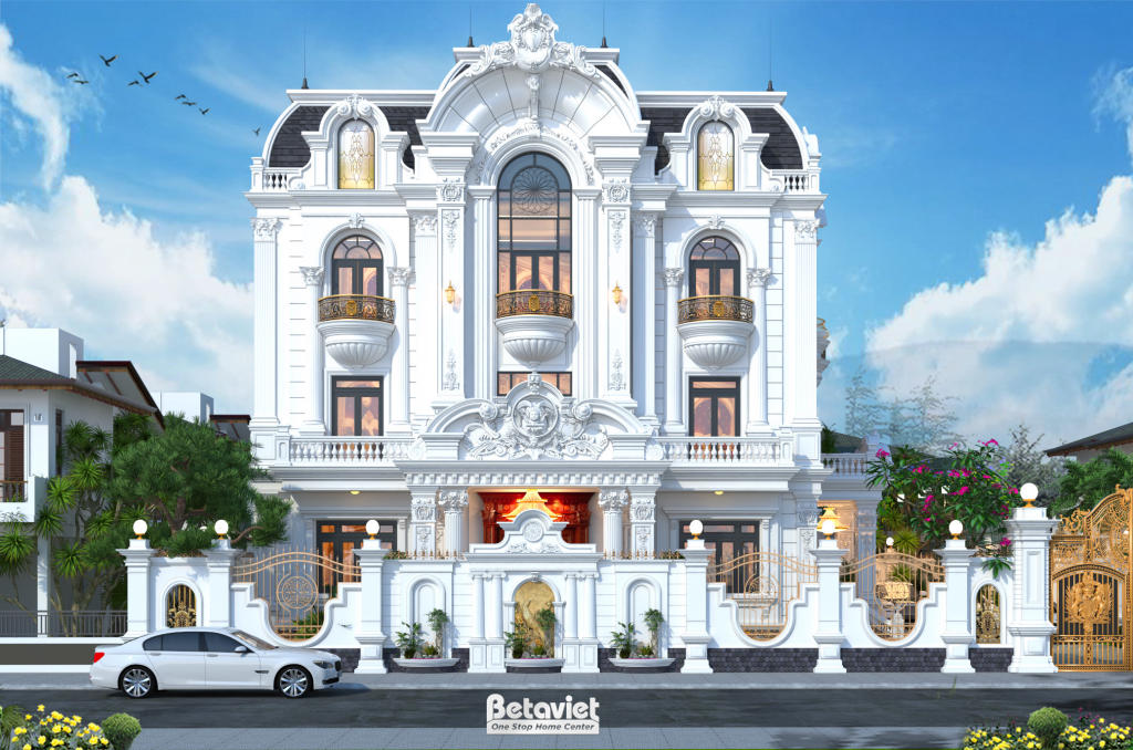 Tuyển tập 15 mẫu biệt thự Tân cổ điển đẹp hoàn mỹ