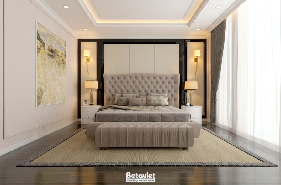 Nội thất phòng ngủ biệt thự Art Deco NT18109 – góc nhìn 7