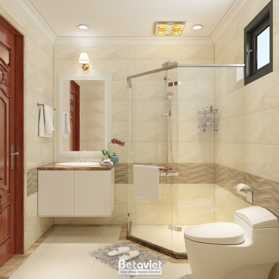 Nội thất phòng tắm biệt thự Art Deco NT18109 – góc nhìn 3