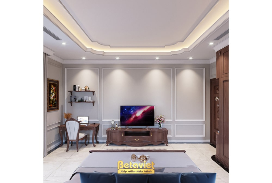 Nội thất phòng ngủ biệt thự tân cổ điển NT21102A – góc nhìn 15