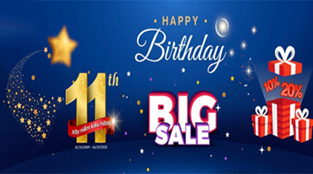 Chào đón sinh nhật 11 tuổi của Betaviet Group với ưu đãi cực lớn