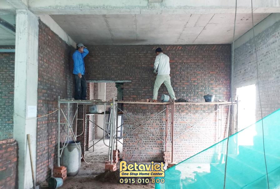 Thi công biệt thự 3 tầng cổ điển TC22030, giai đoạn thi công phần thô – kết cấu phần thô (5)