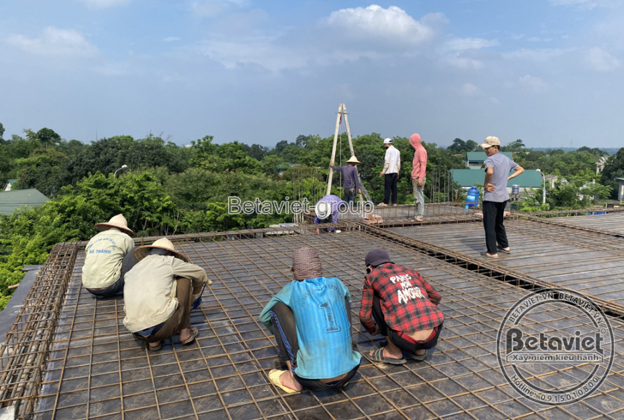 Thi công biệt thự 3 tầng tân cổ điển TC21006, giai đoạn thi công phần thô – kết cấu phần thô (5)