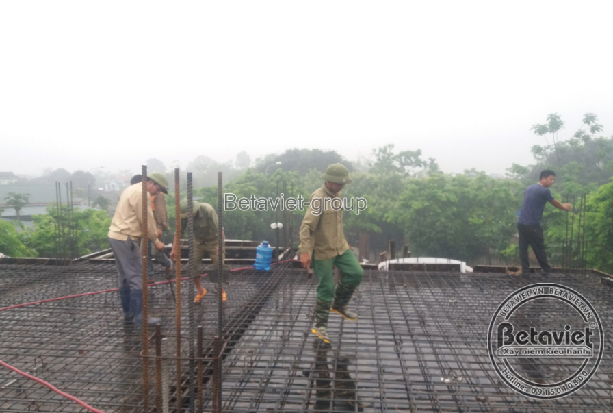Thi công biệt thự 3 tầng tân cổ điển TC21006, giai đoạn thi công phần thô – kết cấu phần thô (4)