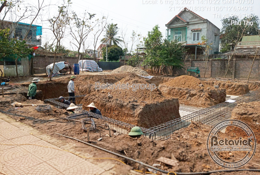 Thi công biệt thự 3 tầng tân cổ điển TC21006, giai đoạn thi công phần thô – kết cấu phần thô (16)