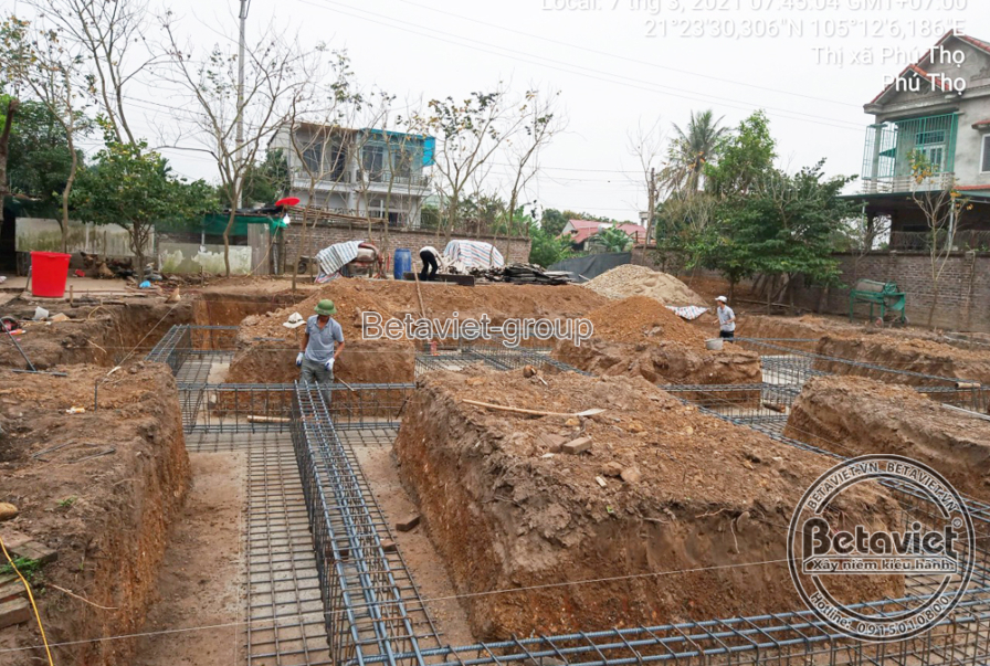 Thi công biệt thự 3 tầng tân cổ điển TC21006, giai đoạn thi công phần thô – kết cấu phần thô (15)