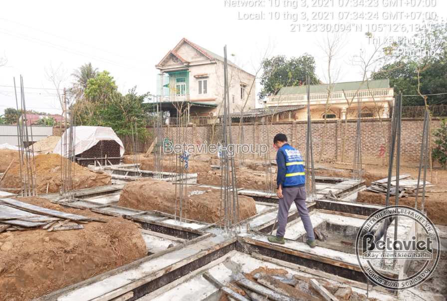 Thi công biệt thự 3 tầng tân cổ điển TC21006, giai đoạn thi công phần thô – kết cấu phần thô (14)