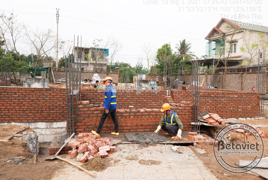 Thi công biệt thự 3 tầng tân cổ điển TC21006, giai đoạn thi công phần thô – kết cấu phần thô (13)