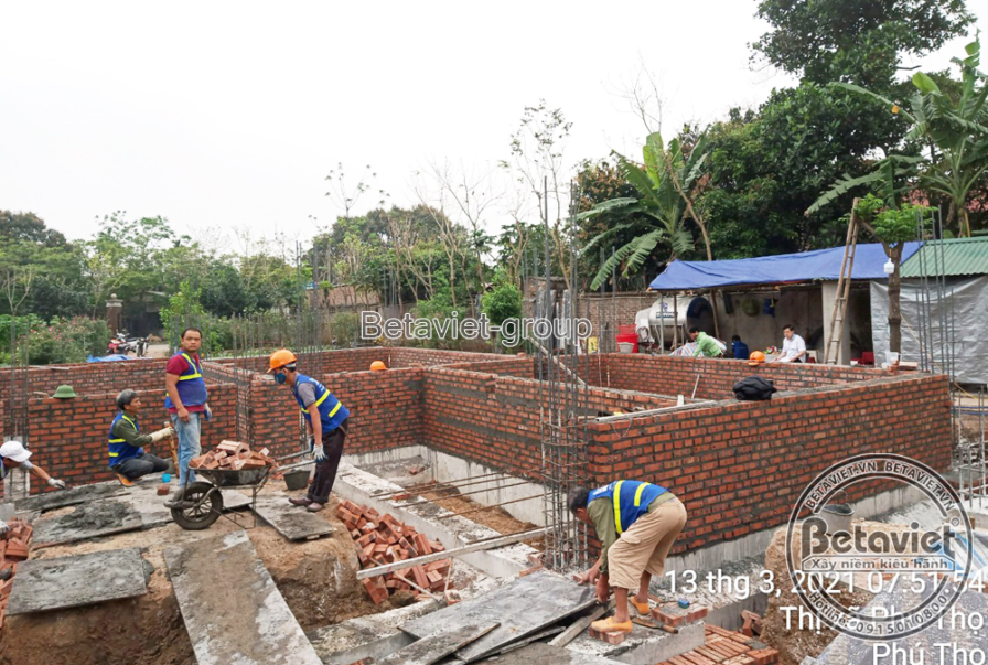 Thi công biệt thự 3 tầng tân cổ điển TC21006, giai đoạn thi công phần thô – kết cấu phần thô (12)