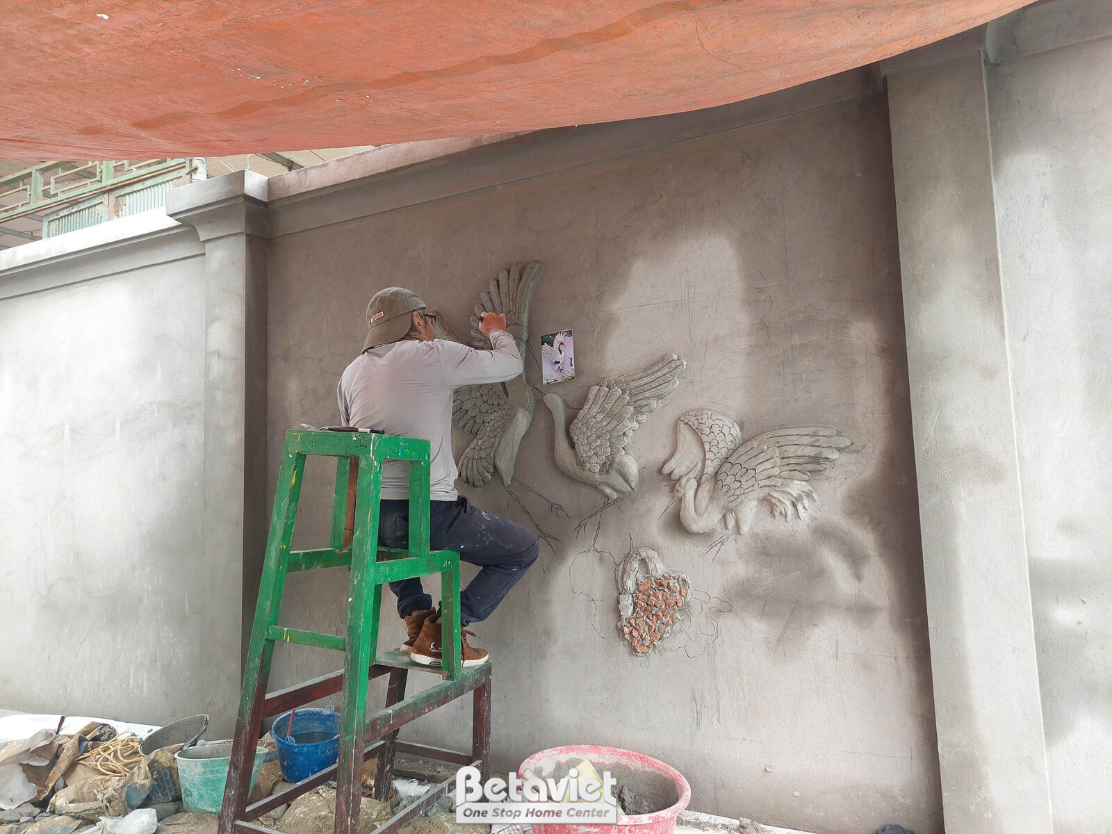 Thi công biệt thự 3 tầng tân cổ điển TC23101, giai đoạn thi công phần thô – kết cấu phần thô (16)