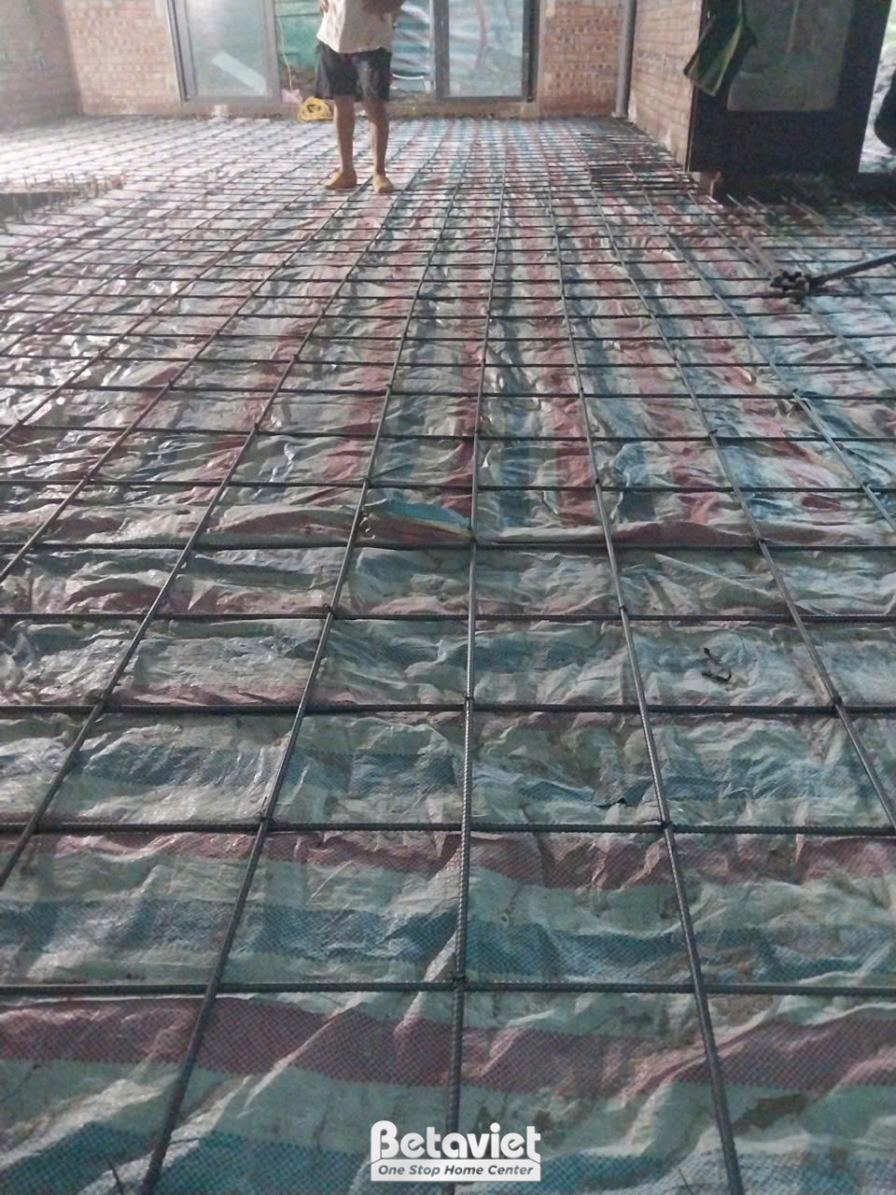 Thi công biệt thự TC5003639, giai đoạn thi công phần thô – mặt ngoài công trình (2)
