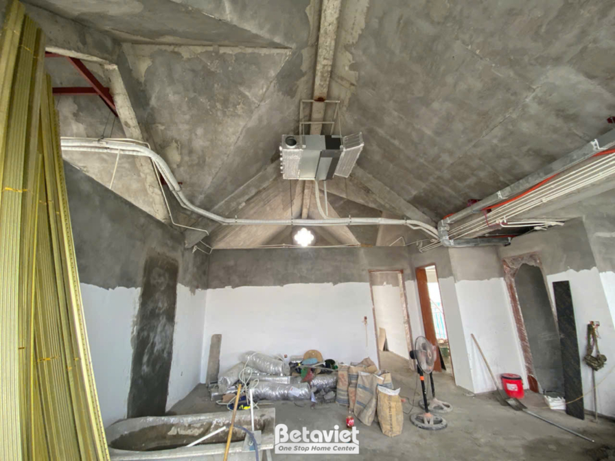 Thi công biệt thự 3 tầng TC23036, giai đoạn thi công nội thất – kết cấu phần thô (3)