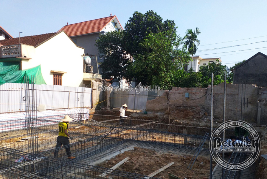 Thi công biệt thự 3 tầng hiện đại TC21062, giai đoạn thi công phần thô – kết cấu phần thô (9)
