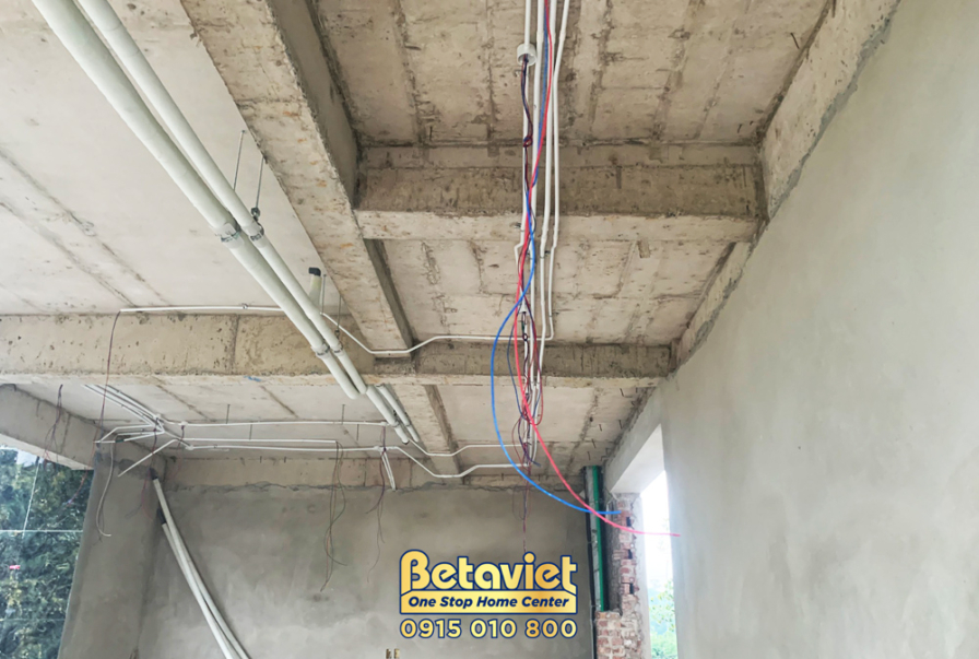 Thi công biệt thự 3 tầng hiện đại TC22071, giai đoạn thi công phần thô – ảnh thi công thực tế (13)