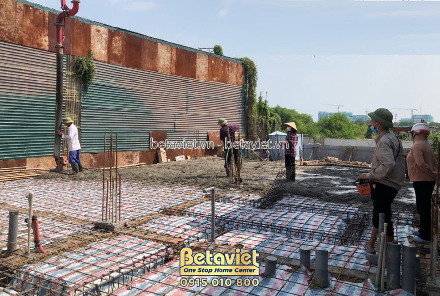 Thi công biệt thự 2 tầng TC22056, giai đoạn thi công phần thô – kết cấu phần thô (18)