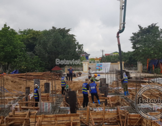 Thi công xây nhà biệt thự 2 tầng tân cổ điển 274m2 tại Thái Bình – TC21038