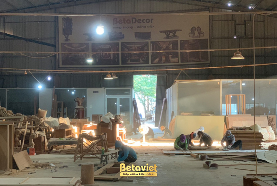 Thi công biệt thự 3 tầng tân cổ điển TC21097, giai đoạn thi công nội thất – ảnh thi công thực tế (4)