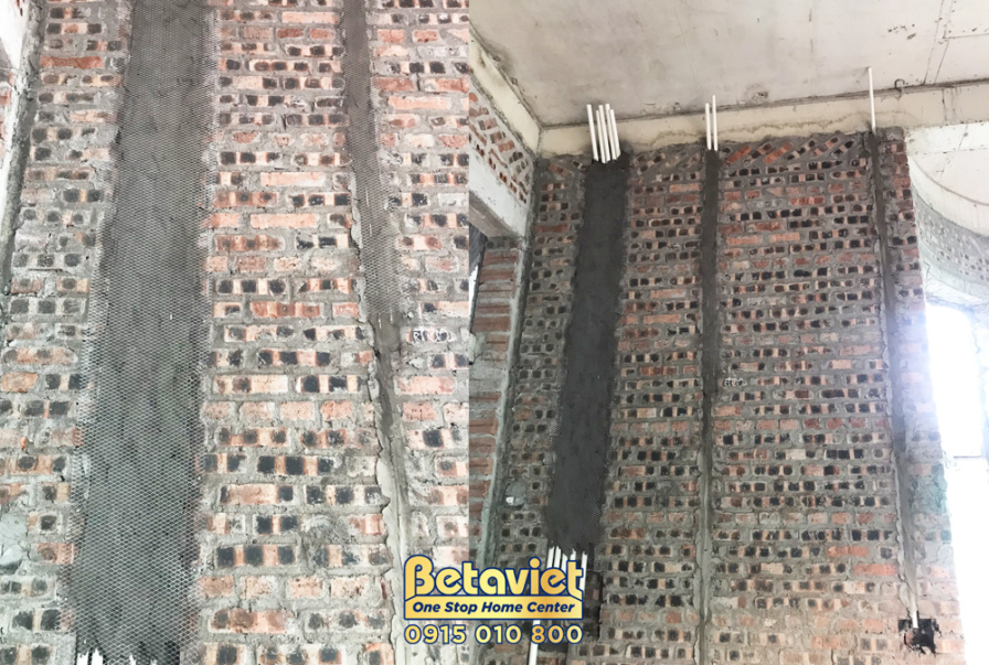 Thi công biệt thự 3 tầng cổ điển TC22030, giai đoạn thi công phần thô – ảnh thi công thực tế (2)