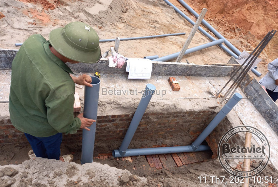 Thi công biệt thự 2 tầng tân cổ điển TC21101, giai đoạn thi công phần thô – kết cấu phần thô (10)