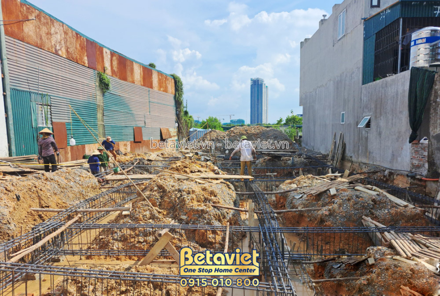 Thi công biệt thự 2 tầng TC22056, giai đoạn thi công phần thô – kết cấu phần thô (15)