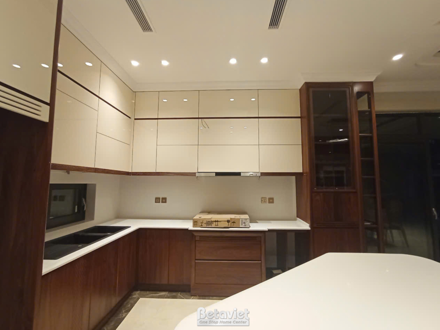 Thi công biệt thự 3 tầng TC23093, giai đoạn hoàn thành – phòng bếp và phòng ăn (8)