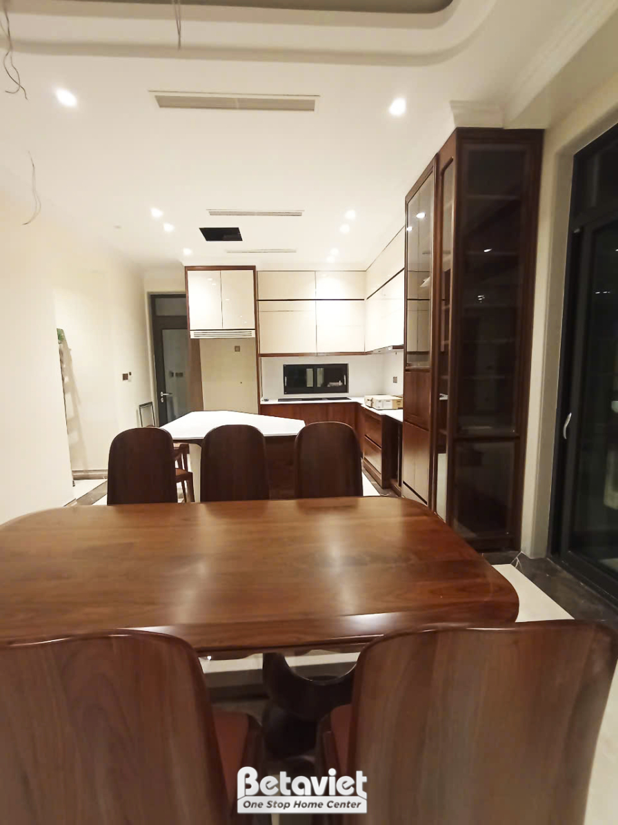 Thi công biệt thự 3 tầng TC23093, giai đoạn hoàn thành – phòng bếp và phòng ăn (4)