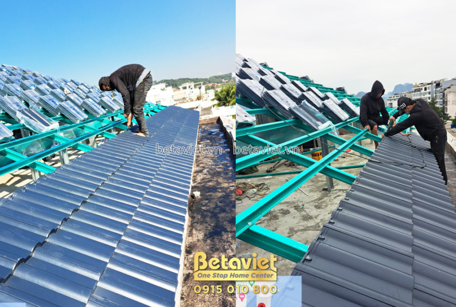 Thi công biệt thự 3 tầng hiện đại TC22049, giai đoạn thi công phần thô – mặt ngoài công trình (4)