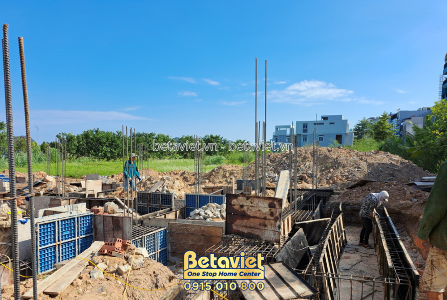 Thi công biệt thự 3 tầng hiện đại TC22049, giai đoạn thi công phần thô – kết cấu phần thô (8)