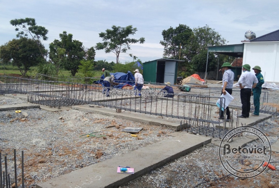 Thi công lâu đài 2 tầng cổ điển TC21083, giai đoạn khởi công – kết cấu phần thô (5)
