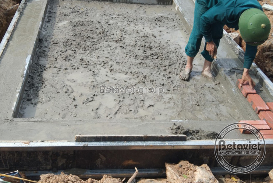 Thi công lâu đài 2 tầng cổ điển TC21083, giai đoạn khởi công – kết cấu phần thô (3)