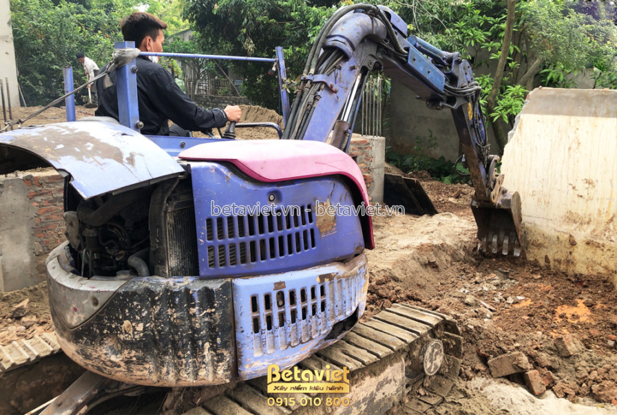 Thi công biệt thự 3 tầng TC21153, giai đoạn khởi công – kết cấu phần thô (3)