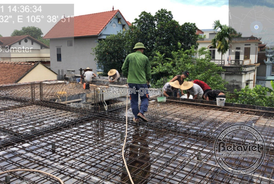 Thi công biệt thự 3 tầng hiện đại TC21062, giai đoạn thi công phần thô – kết cấu phần thô (3)