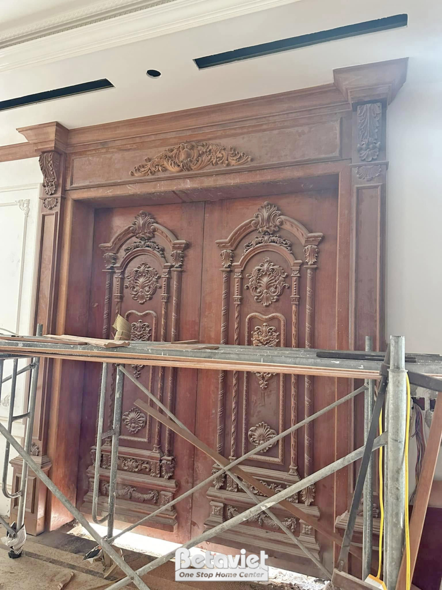 Thi công biệt thự 3 tầng tân cổ điển TC23101, giai đoạn thi công nội thất – chi tiết hoàn thiện (5)