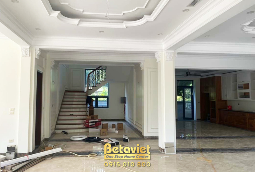 Thi công biệt thự TC21110, giai đoạn thi công nội thất – chi tiết hoàn thiện (5)