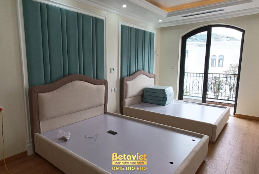 Thi công biệt thự TC21352, giai đoạn hoàn thành – phòng ngủ (4)