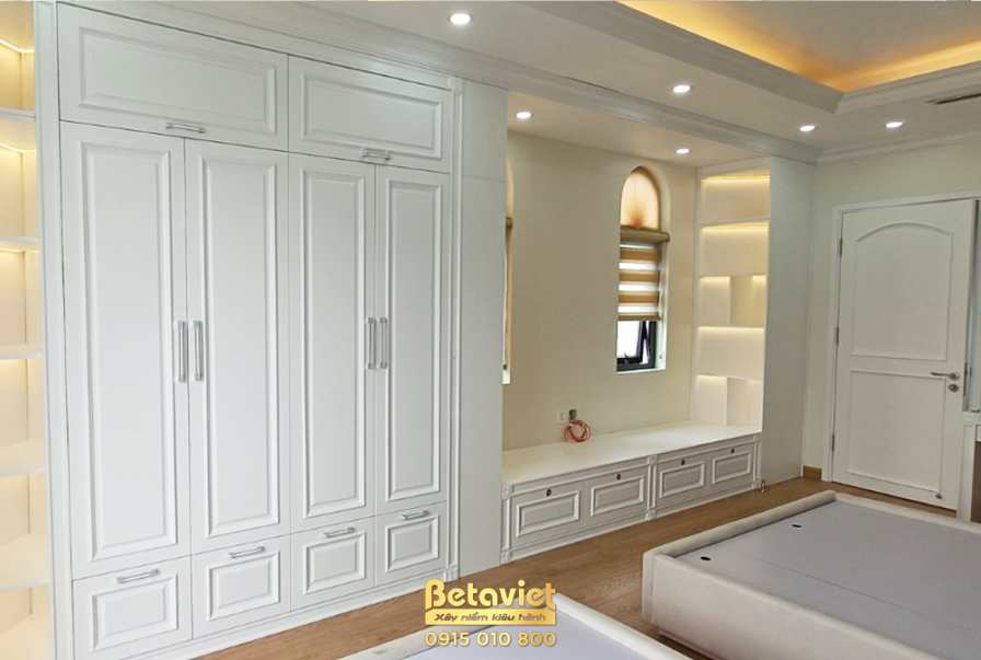 Thi công biệt thự TC21352, giai đoạn hoàn thành – phòng ngủ (2)