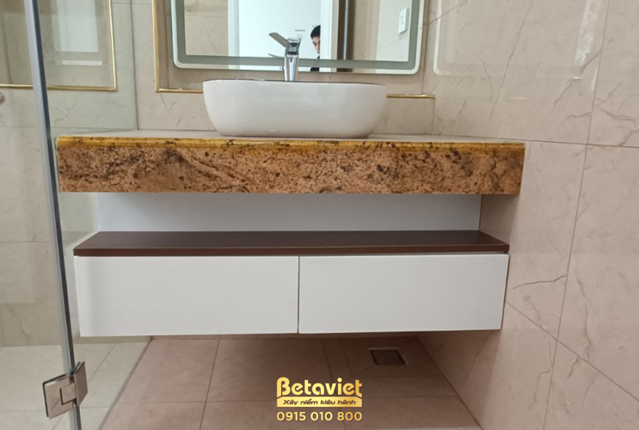 Thi công biệt thự TC21352, giai đoạn hoàn thành – phòng tắm
