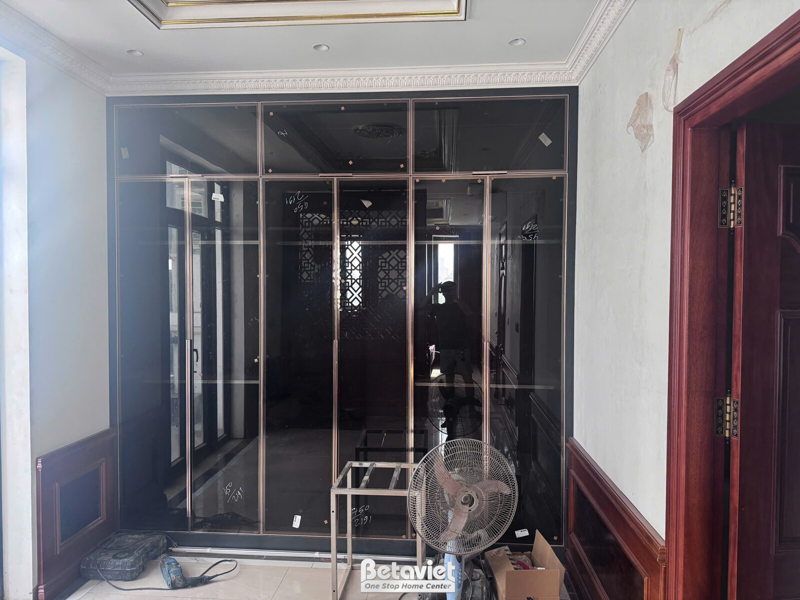 Thi công biệt thự 4 tầng TC22099, giai đoạn lắp đặt hoàn thiện – chi tiết hoàn thiện (9)