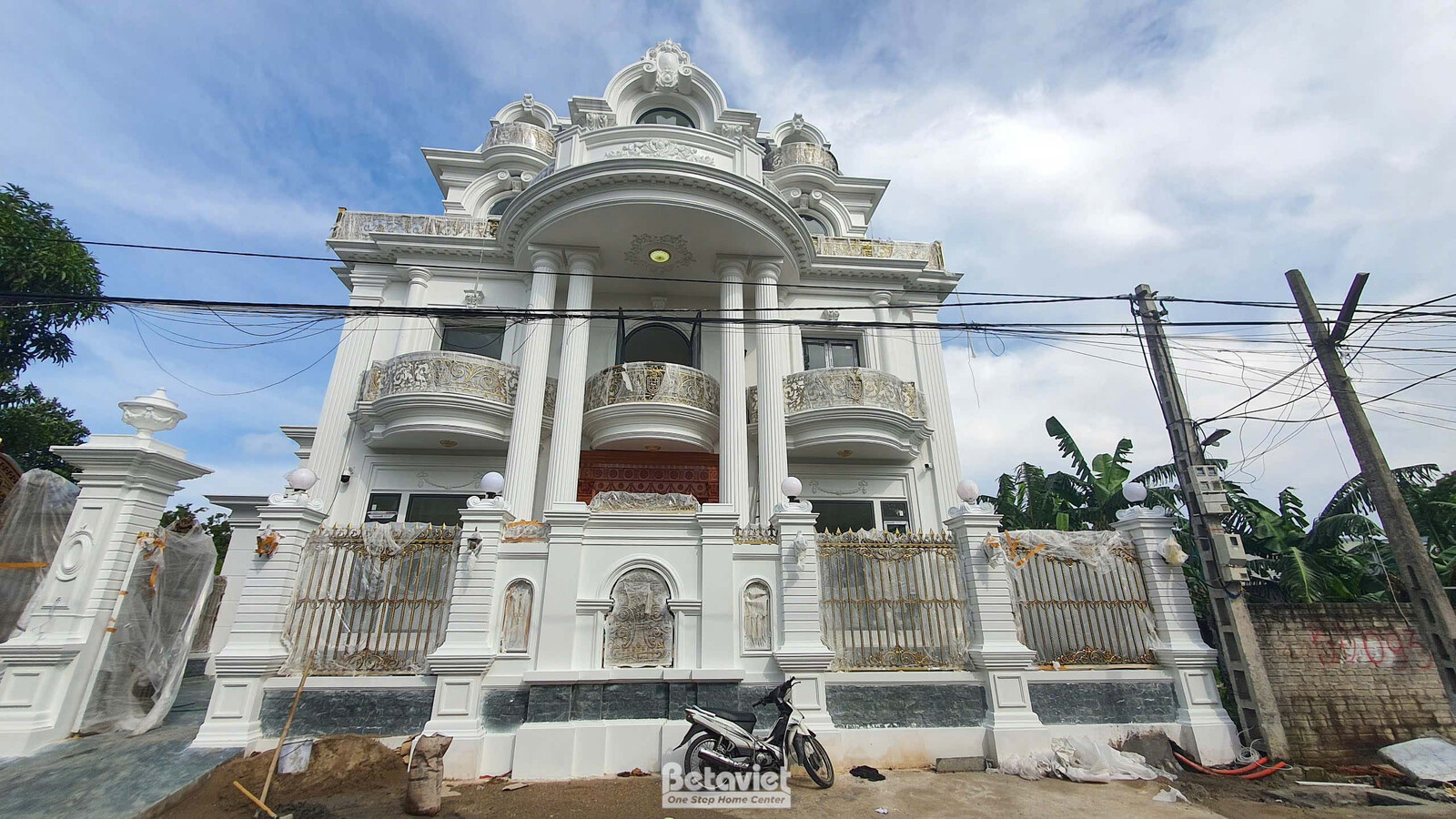 Thi công dinh thự tân cổ điển TC23082 – ảnh thực tế công trình