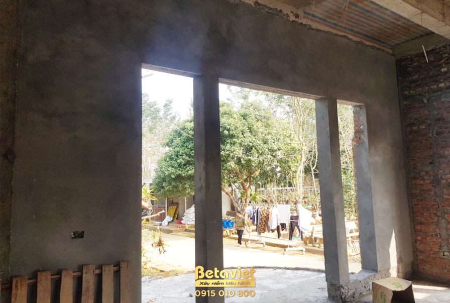 Thi công biệt thự TC21110, giai đoạn thi công phần thô – kết cấu phần thô (3)