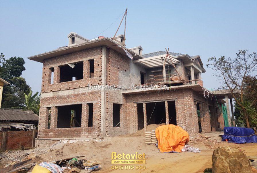 Thi công biệt thự TC21110, giai đoạn thi công phần thô – kết cấu phần thô (5)