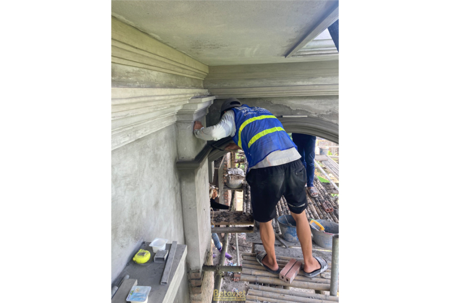 Thi công biệt thự 2 tầng TC23083, giai đoạn thi công phần thô – mặt ngoài công trình (7)