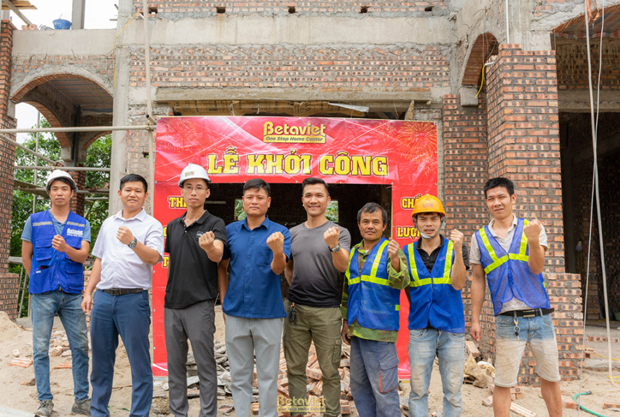 Cải tạo xây dựng  phần thô biệt thự 2 tầng tại Bắc Ninh – TC23083