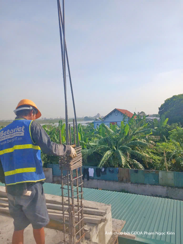 Thi công biệt thự 4 tầng hiện đại TC24063, giai đoạn thi công phần thô – mặt ngoài công trình (18)