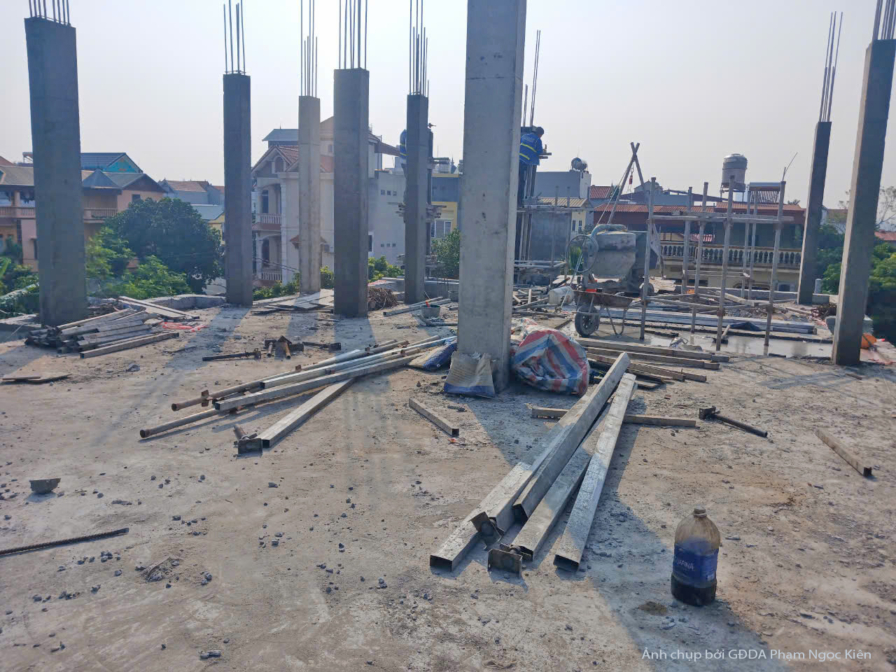 Thi công biệt thự 4 tầng hiện đại TC24063, giai đoạn thi công phần thô – kết cấu phần thô (7)