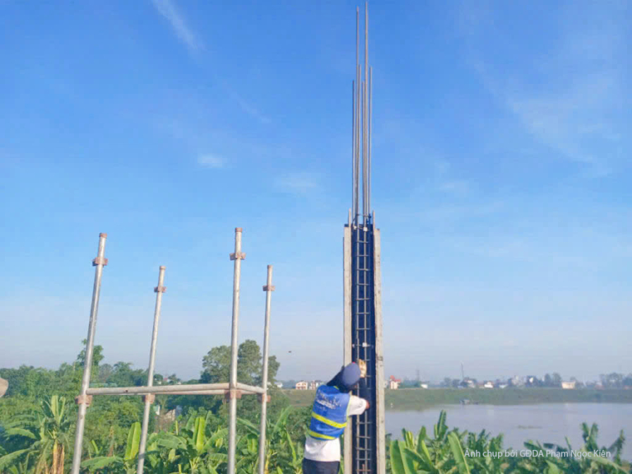 Thi công biệt thự 4 tầng hiện đại TC24063, giai đoạn thi công phần thô – ảnh thi công thực tế (17)