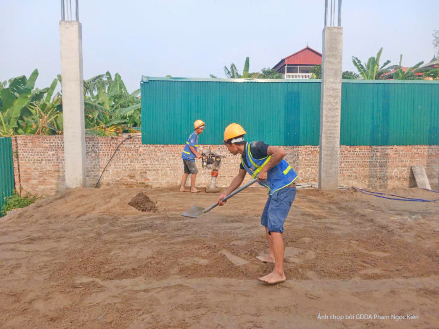 Thi công biệt thự 4 tầng hiện đại TC24063, giai đoạn thi công phần thô – cổng và hàng rào (2)